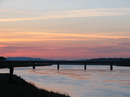 Sunset at the Columbia River (2)
