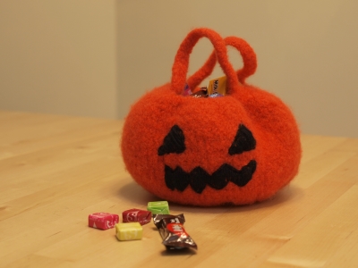 かぼちゃのtrick or treat bag