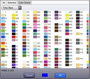 Hama Beads Colour Chart